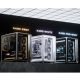 4. Jonsbo X400 PC-Gehäuse, Midi-Tower, ATX, gehärtetes Glas – grau