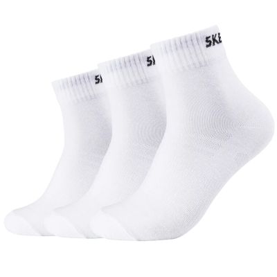 Skechers 3PPK Unisex Mesh Ventilation Quarter Socken SK42017-1000 Weiß 35-38