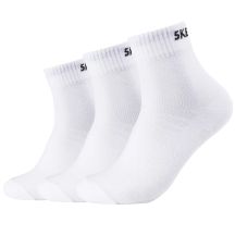 Skechers 3PPK Unisex Mesh Ventilation Quarter Socken SK42017-1000 Weiß 35-38