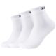 Skechers 3PPK Unisex Mesh Ventilation Quarter Socken SK42017-1000 Weiß 35-38