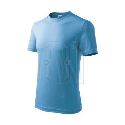 6. Malfini Basic Jr T-Shirt MLI-13814 azurblau