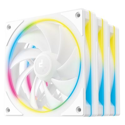 DeepCool FL12 SE WH 3-in-1 Computergehäuselüfter, 12 cm, Weiß