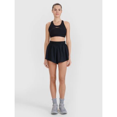 3. Schnelltrocknende Trainingsshorts für Damen 4F 4FWSS25TFSHF0872-20S