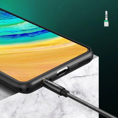3. Ugreen AV123 Kopfhörerkabel 3,5 mm Miniklinke (männlich) – 2x 3,5 mm Miniklinke (weiblich) – Schwarz