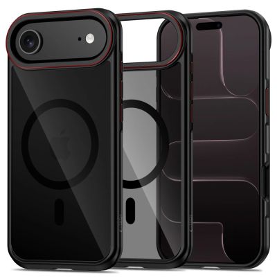 Tech-Protect MagHybrid MagSafe Hülle für iPhone Air – Schwarz und Rot