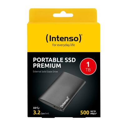 2. Intenso 3823461 1 TB externe SSD USB Typ-A 3.2 Gen 1 (3.1 Gen 1) Schwarz