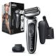 8. Braun Series 7 71-S7200c Folienrasierer/Trimmer, Schwarz/Silber