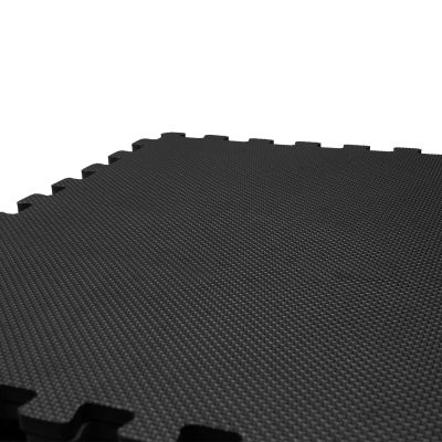 16. VIRTUFIT FITNESS-PUZZLEMATTE 120X120 CM SCHWARZ