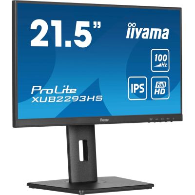iiyama ProLite XUB2293HS-B6 Computermonitor 54,6 cm (21,5") 1920 x 1080 px Full HD LED Schwarz