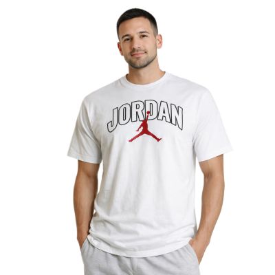 4. Air Jordan Brooklyn Arch Logo T-Shirt für Herren, Weiß - IB7347-100