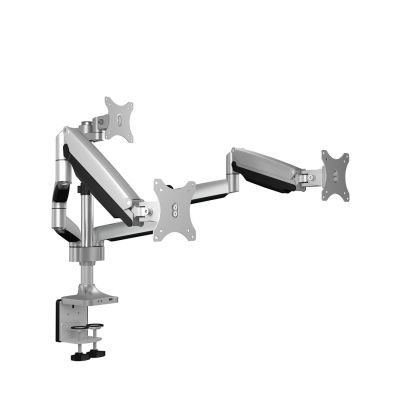 2. IcyBox Monitorarm für 3 Monitore bis zu 32 Zoll, USB/Audio, extern, Einzelhandel