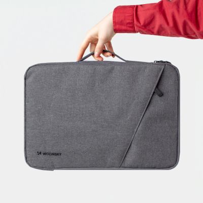 3. Wozinsky WTNP-17G 17"-Laptoptasche mit ausziehbarem Griff – Grau
