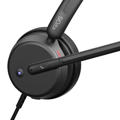 4. Epos Impact 460T USB-C kabelgebundener On-Ear-Kopfhörer + USB-A-Adapter