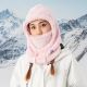 3. Qunature Arctic Velvet Ski-Sturmhaube Größe M – Pink