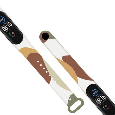 3. Strap Moro band für Xiaomi Mi Band 5 / 6 silikon strap armband uhr muster 13