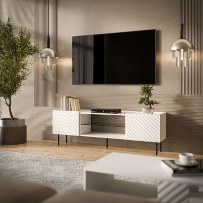 3. TV-Schrank EF LUCCA 180x40x59 weiß