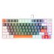 8. SAVIO MAGNETISCHE TASTATUR ASTRAL WHITE OUTEMU WHITE JADE RGB 3 TASTENKAPPEN FARBEN