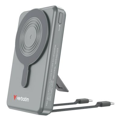 Verbatim Charge'n'Go Powerbank 2C & Display 10000mAh grau