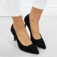 4. Schwarze Wildleder-Stiletto-Pumps von Sergio Leone 1339
