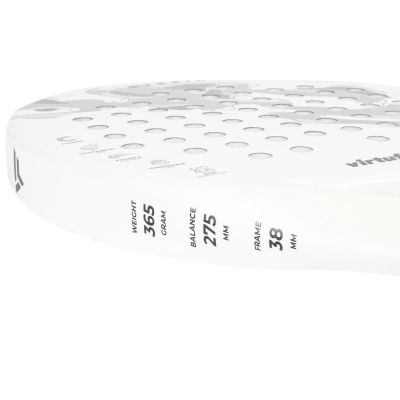 8. VIRTUFIT HYBRID PADELSCHLÄGER - WEISS-GRAU