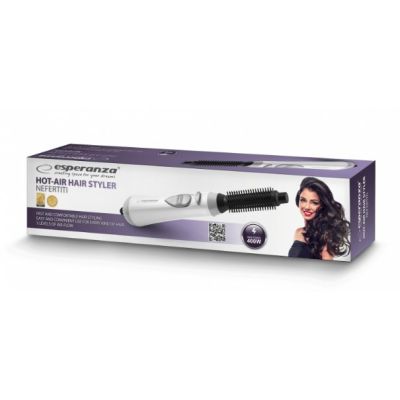 2. Esperanza Nefertiti EBL001W Haartrockner-Lockenstab (400W; weiß)