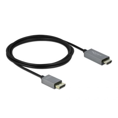 DeLOCK Active DisplayPort 1.4 auf HDMI Kabel 4K 60 Hz (HDR), 2 m