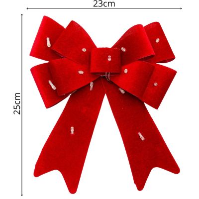 4. Dekorative Schleife 25 cm LED