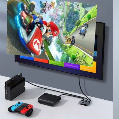 14. Baseus bidirektionaler Switch Splitter Switcher HDMI - 2x HDMI 4K / 30 Hz grau (CAHUB-BC0G)