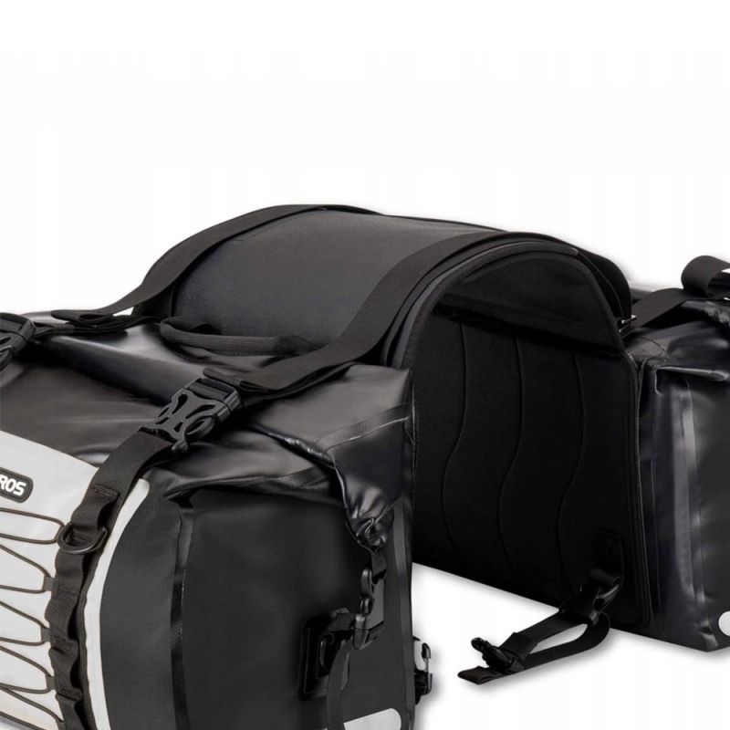 4. Rockbros AS-010BGR Motorradtasche, wasserdicht – Grau