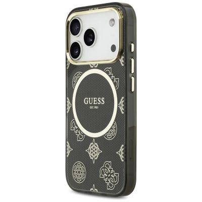 2. Guess IML Peony Dot MagSafe Hülle für iPhone 17 Pro - Schwarz