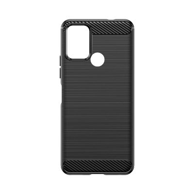 3. Carbon Case Silikonhülle für Nokia C22 - schwarz