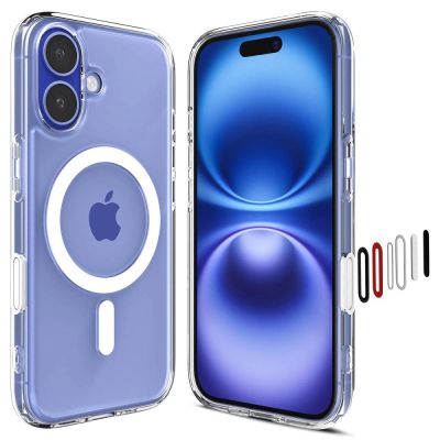 2. Spigen Ultra Hybrid "T" MagSafe iPhone 16 Hülle - Weiß