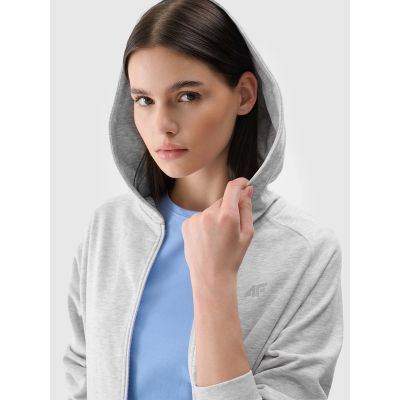 Damen-Kapuzenpullover mit Reißverschluss 4F 4FWMM00TSWSF1763-27M