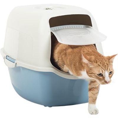 2. ROTHO Bailey Weiß und Blau - Katzentoilette