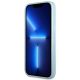5. Guess Saffiano 4G Small Metal Logo Hülle für iPhone 13 Pro Max – Blau