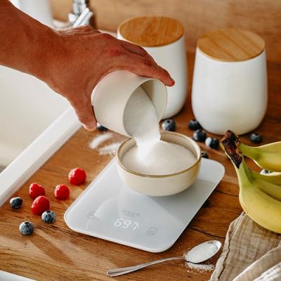 6. ADLER AD 3181 Küchenwaage grau