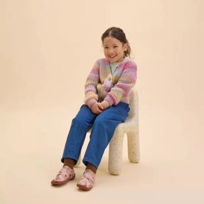 10. Affenzahn Barfuß-Hausschuhe Cotton Movy Reh (01398-40141)