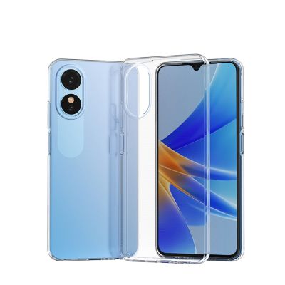 3. Ultra Clear 0,5 mm Hülle für Oppo A17 dünne Abdeckung transparent