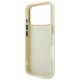 7. Guess Saffiano Peony & Ring MagSafe Schutzhülle für iPhone 18 Pro / 17 Pro – Beige