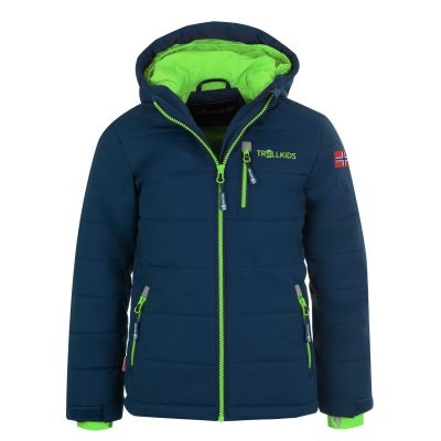 Trollkids Kinder Hemsedal Schneejacke XT marine mit Reflektoren (513-100)