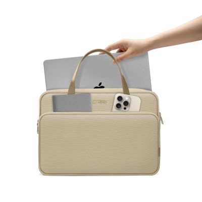 5. Tech-Protect Tragetasche für 15-16" Laptop - Beige