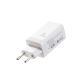 2. Joyroom JR-TG10 65W GaN 2x USB-C + USB-A Wandladegerät mit 100W USB-C - USB-C 1,2m Kabel - weiß