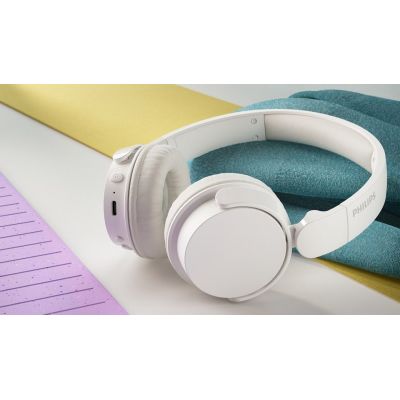 5. Philips 4000 Serie TAH4209WT/00 Kopfhörer/Headset Kabelloses Kopfbügel-Headset Anrufe/Musik Bluetooth Weiß