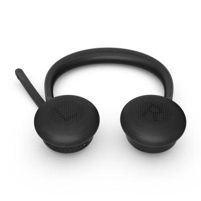 7. Lenovo ANC-Headset 6550, kabelloses Headset mit Kopfbügel, geeignet für Büro/Callcenter, USB Typ-C, Bluetooth, Schwarz