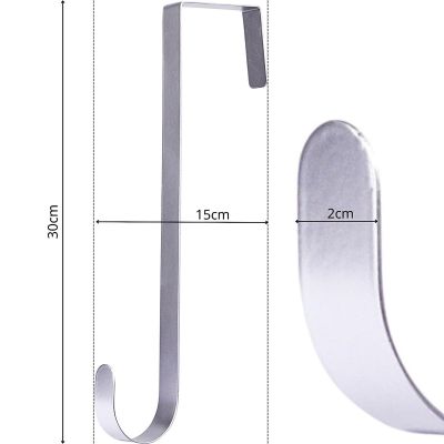 3. Schilfaufhänger 30 cm Silber