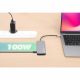 9. MANHATTAN 8-in-1 USB-C Dockingstation mit USB 3.2 Gen 1 Power Delivery, Typ-C Stecker auf HDMI Buchse, drei USB-A Anschlüssen, Gigabit RJ45 Anschluss, USB-C Power Delivery Anschluss, SD/MicroSD Kartenleser, Aluminium, Space Grau (13061)