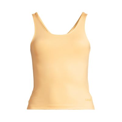2. CASALL Damen-Tanktop mit Rundhalsausschnitt, Gelb