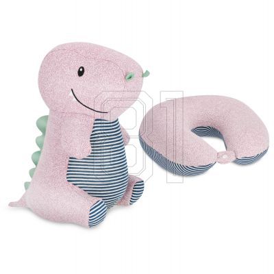 Spokey CUDDLY 941256 2-in-1 Reisekopfstütze mit Kissen und Plüschtier