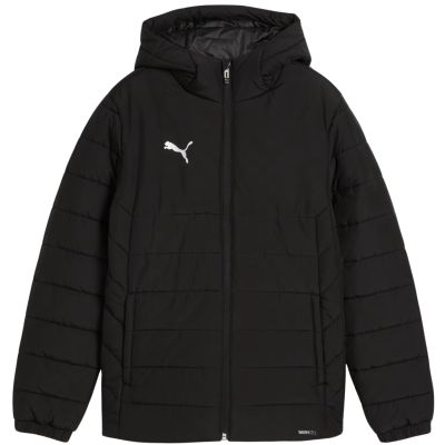 8. Puma Team Additions Wattierte Kapuzenjacke für Kinder, Schwarz 659738 03
