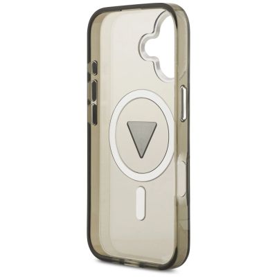 7. Guess IML Gradient Triangle Logo MagSafe Hülle für iPhone 17 - oliv